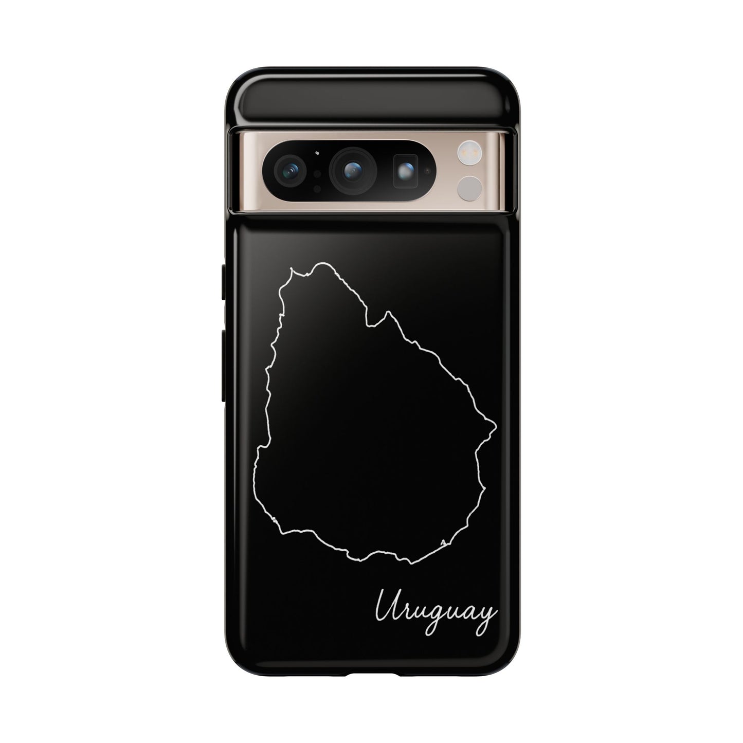 Uruguay Outline Phone Case – Minimal Country Map Tough Case (iPhone, Samsung, Pixel)