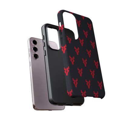 Mazatlán Bull Phone Case – Black Red Streetwear Tough Shockproof Cover