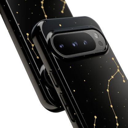 Scorpio Zodiac Constellation Phone Case – Luxe Gold Celestial Cover