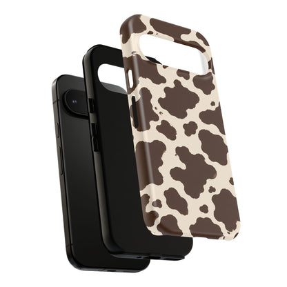 Western Cow Print Tough Phone Case for iPhone Samsung Galaxy Pixel