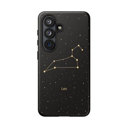 Leo Zodiac Constellation Phone Case – Luxe Gold Celestial Cover
