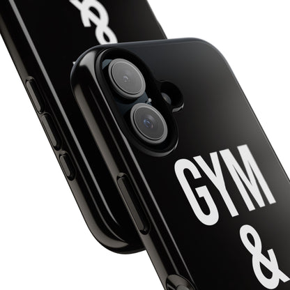 Gym & Jesus Phone Case Christian Faith Workout Gym Motivation Case