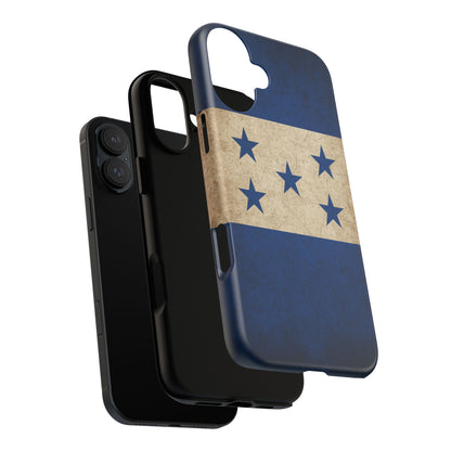 Honduras Flag Phone Case | Vintage Honduran Flag iPhone & Samsung Tough Protective Case