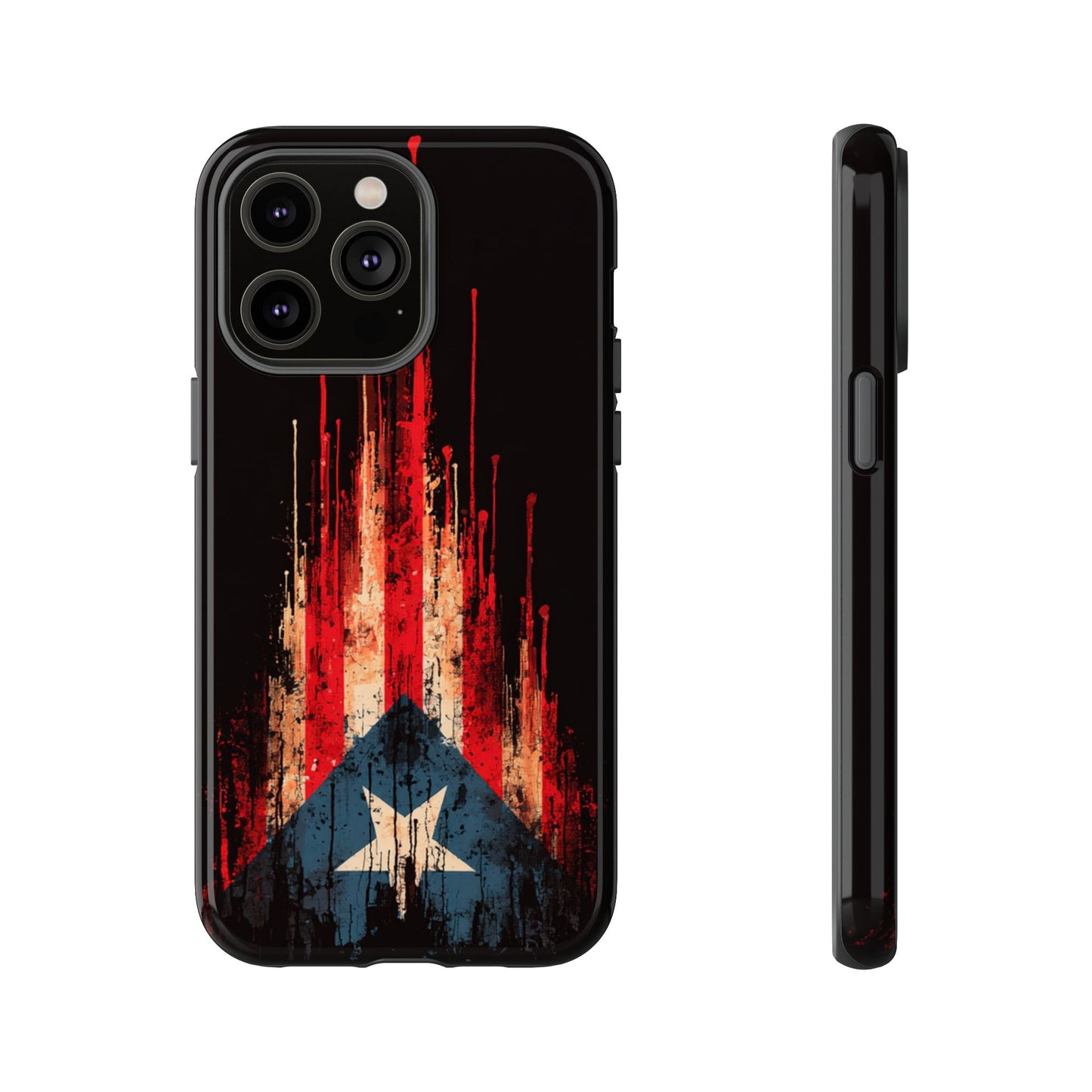 Puerto Rico Flag Phone Case | Distressed Puerto Rican Flag Tough Case | Boricua Pride Protective iPhone Samsung Cover