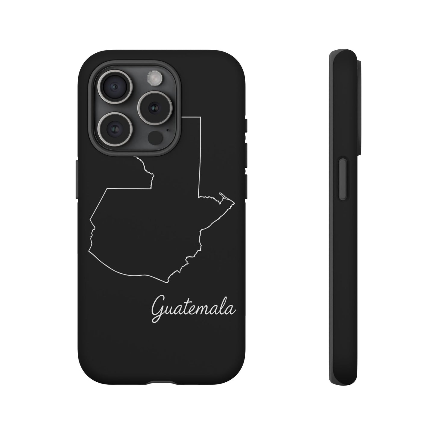 Guatemala Outline Phone Case – Minimal Country Map Tough Case (iPhone, Samsung, Pixel)
