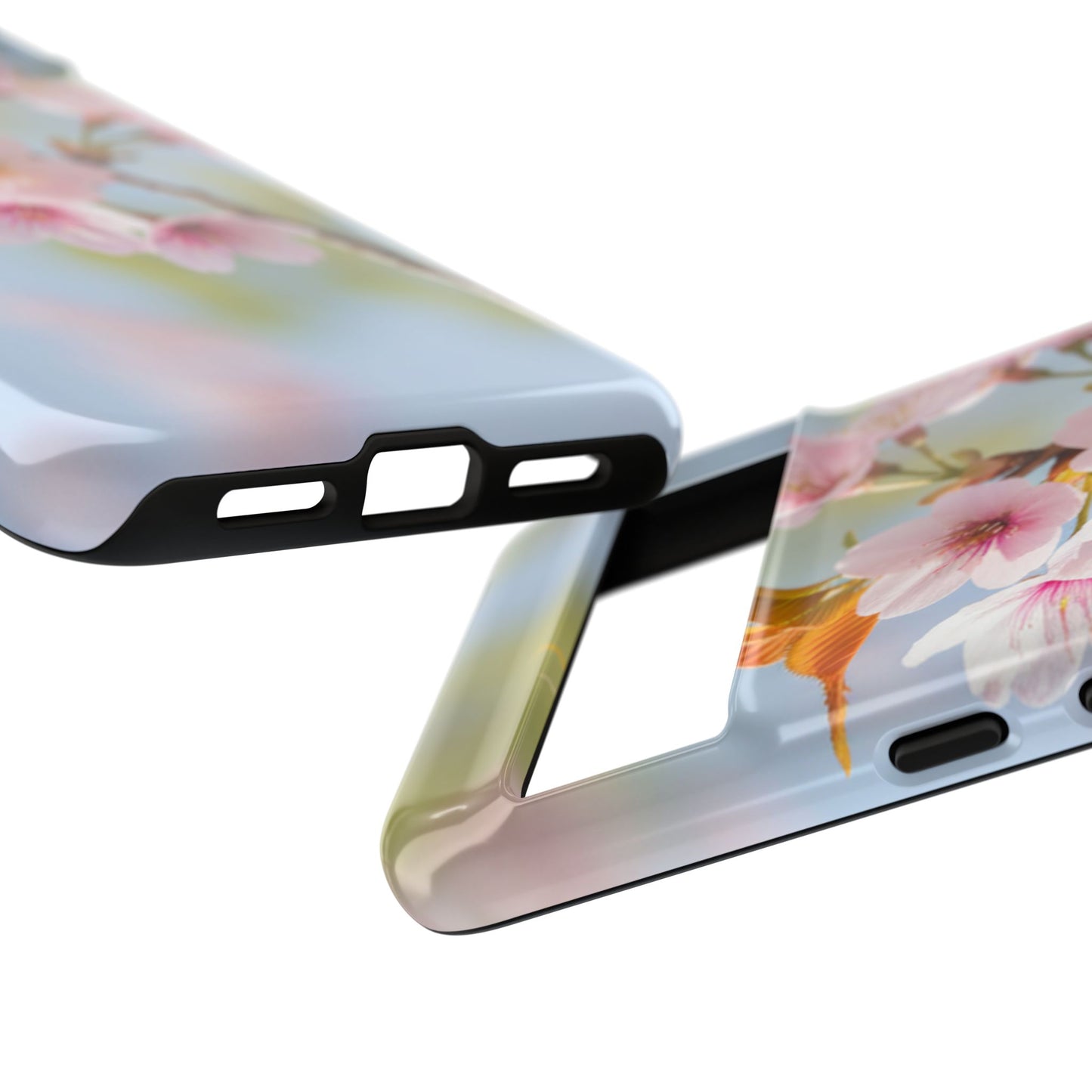 Cherry Blossom Phone Case – Pink Floral Tough Case (iPhone, Samsung Galaxy, Pixel)