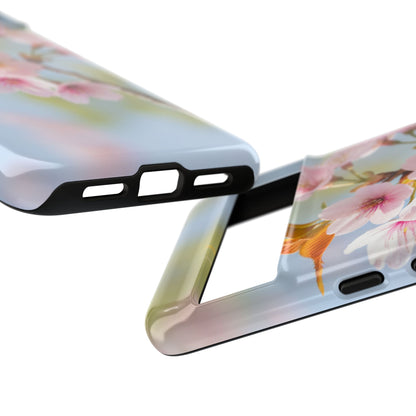 Cherry Blossom Phone Case – Pink Floral Tough Case (iPhone, Samsung Galaxy, Pixel)