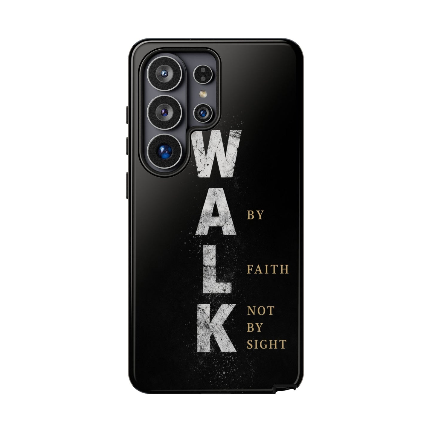 Walk by Faith Not by Sight Christian Phone Case Bible Verse Faith Cover