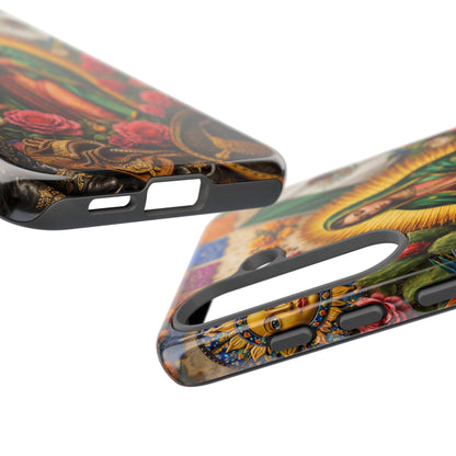 Virgen de Guadalupe Phone Case Mexican Floral iPhone Samsung Pixel Case