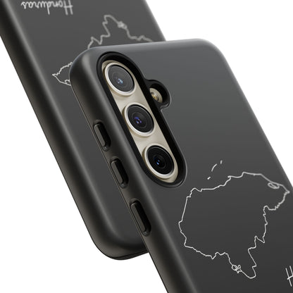 Honduras Outline Phone Case – Minimal Country Map Tough Case (iPhone, Samsung, Pixel)