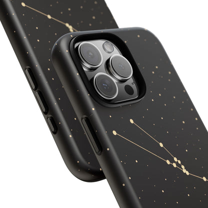 Taurus Zodiac Constellation Phone Case – Luxe Gold Celestial Cover
