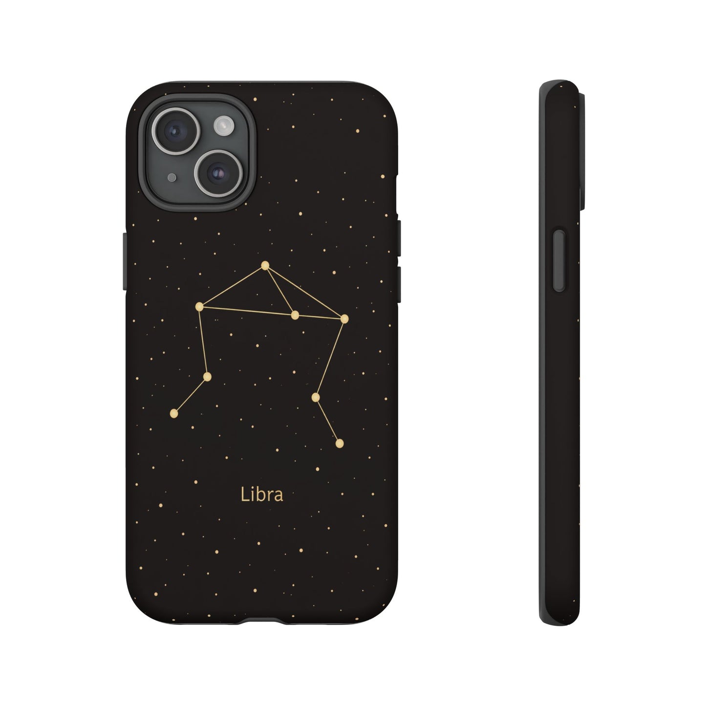 Libra Zodiac Constellation Phone Case – Luxe Gold Celestial Cover