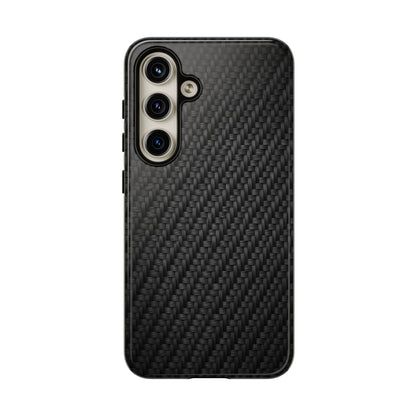 Carbon Fiber Inspired Phone Case – Rugged Slim Protective Tech Case for iPhone & Samsung