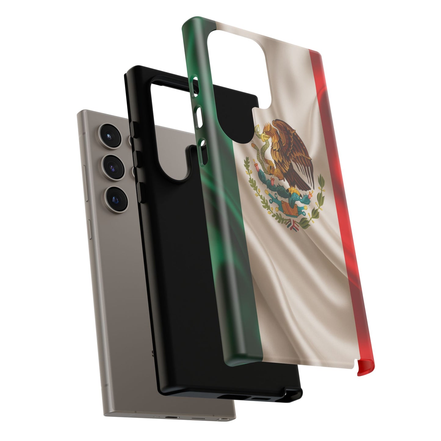 Mexico Flag Phone Case | Mexican Pride iPhone & Samsung Case | Tricolor Aesthetic Tough Protective Cover