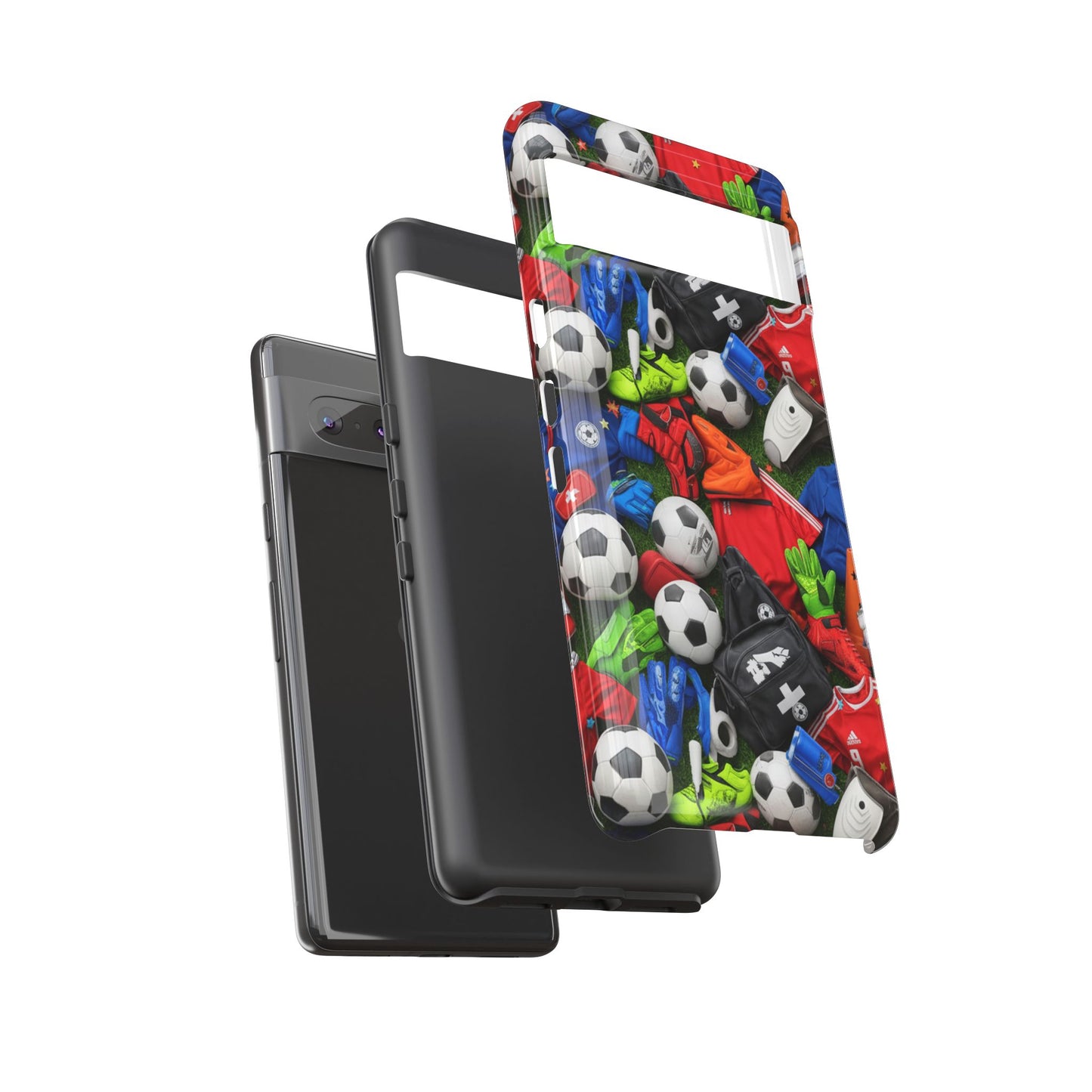 Soccer Ball Pattern Phone Case – Sports Fan Tough Protective Game Day Case
