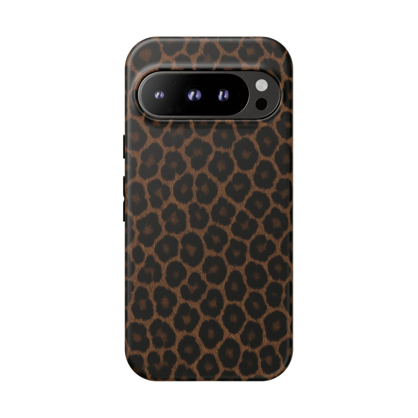 Brown Leopard Print Phone Case | Classic Animal Print Aesthetic Tough Protective Case