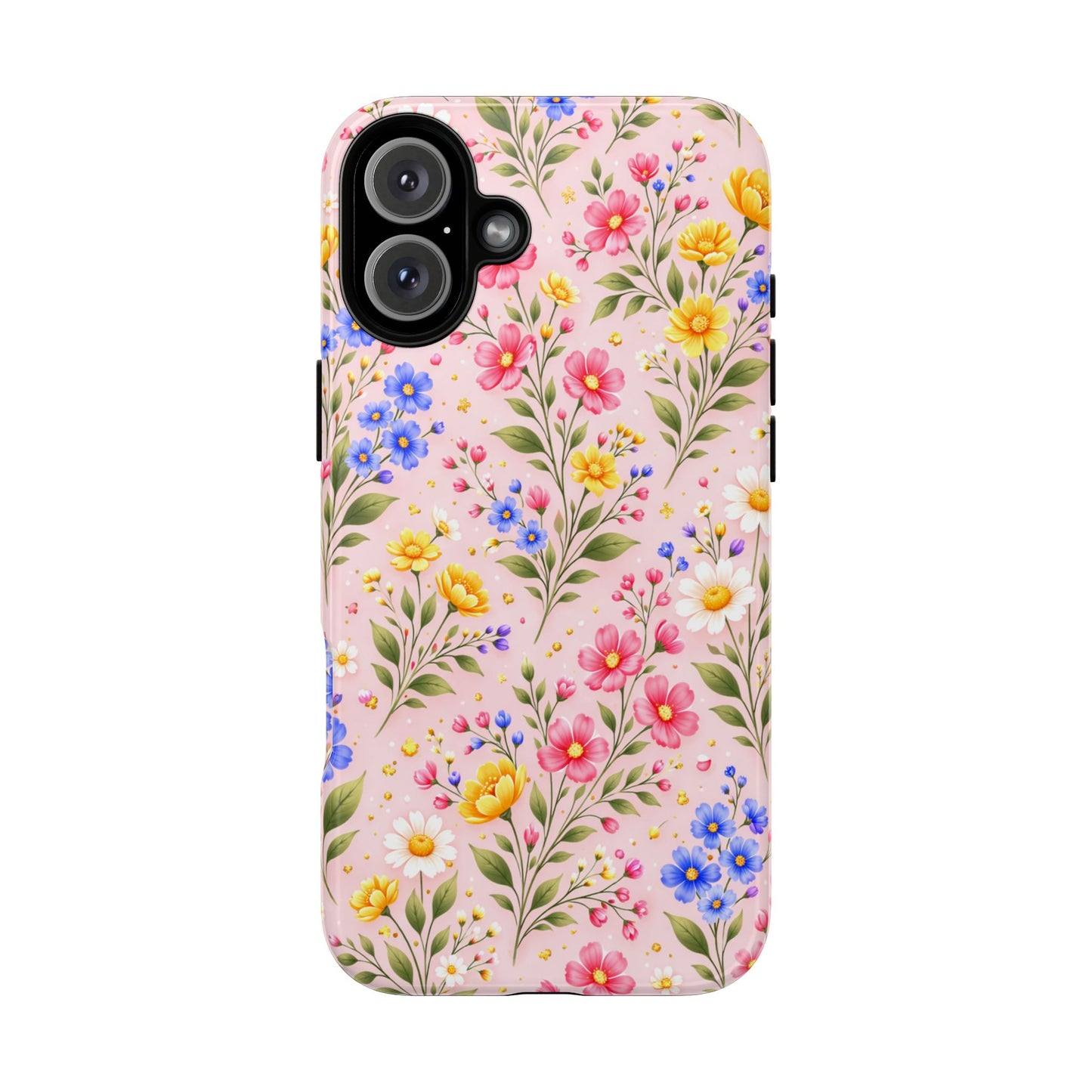 Wildflower Floral Phone Case Vintage Spring Meadow Tough Cover