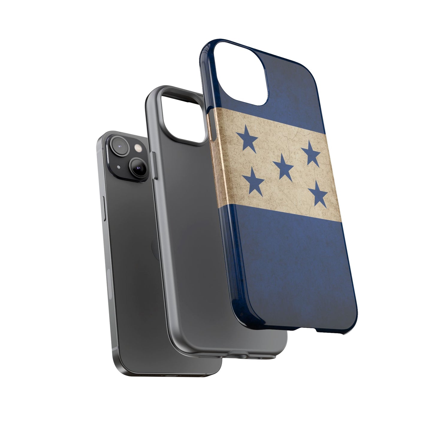 Honduras Flag Phone Case | Vintage Honduran Flag iPhone & Samsung Tough Protective Case