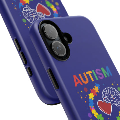 Autism Awareness Tough Case – "Love Connects All Pieces" Phone Case for Iphone, Samsung Galaxy and Pixel