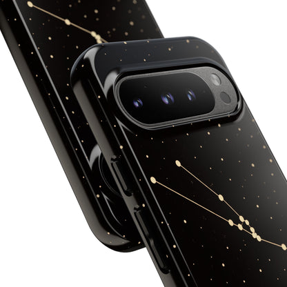 Taurus Zodiac Constellation Phone Case – Luxe Gold Celestial Cover