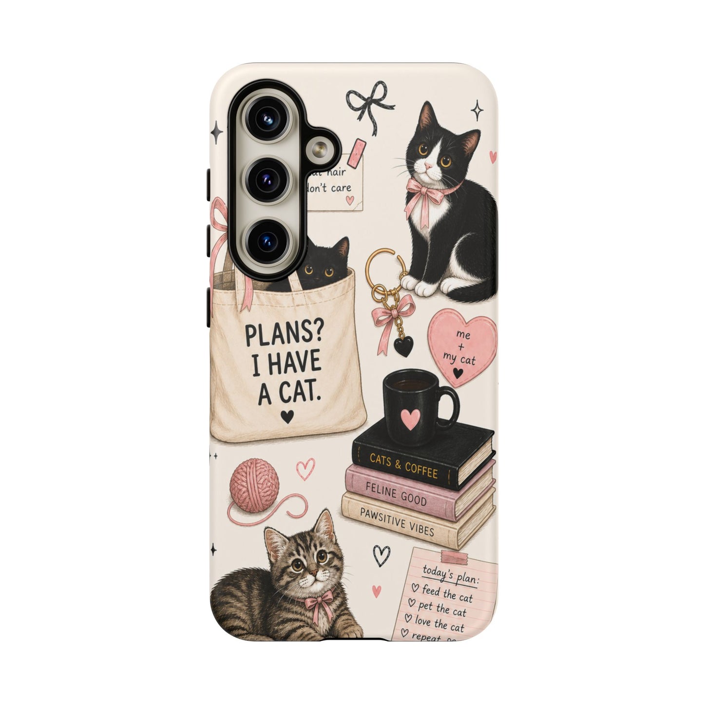 Cat Lover Phone Case | Plans? I Have A Cat Cute Aesthetic Cover