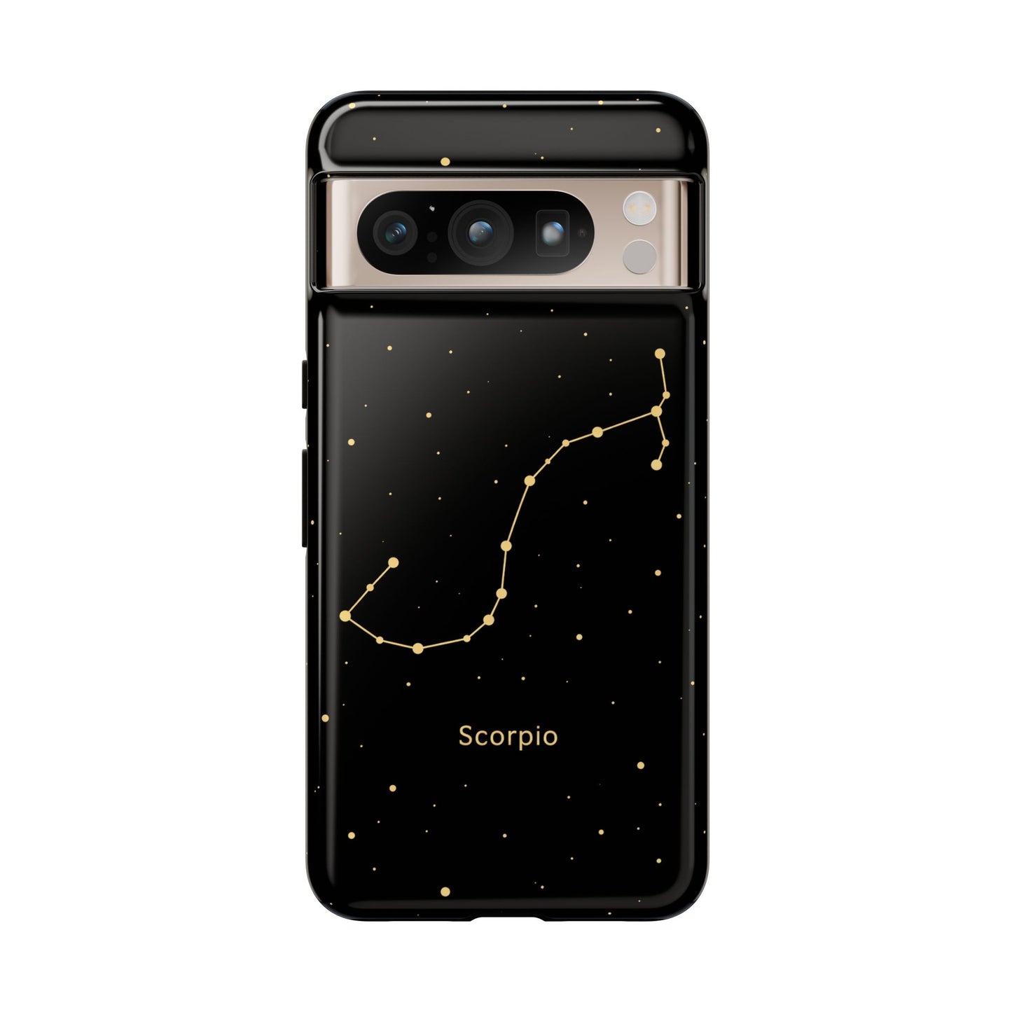Scorpio Zodiac Constellation Phone Case – Luxe Gold Celestial Cover