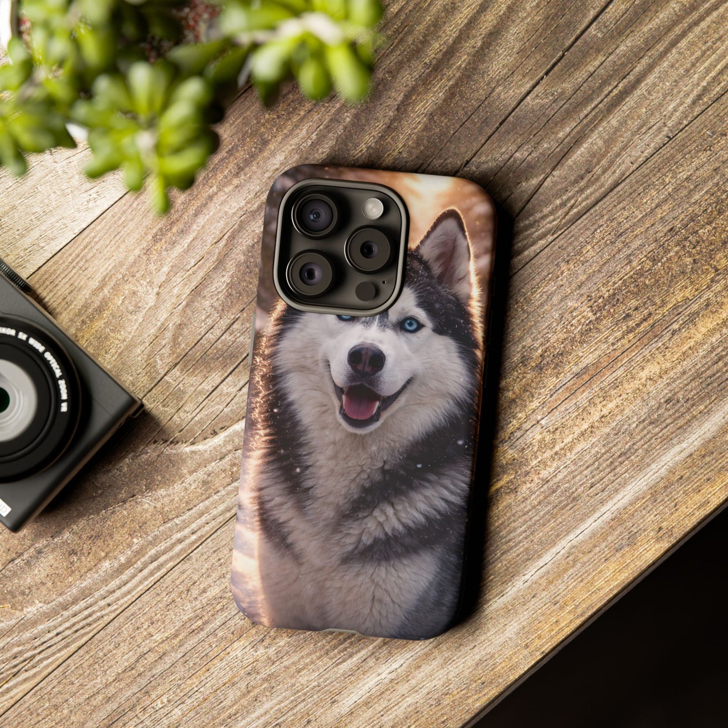 Siberian Husky Tough Phone Case | Blue Eyes Dog Cover Protective iPhone Case