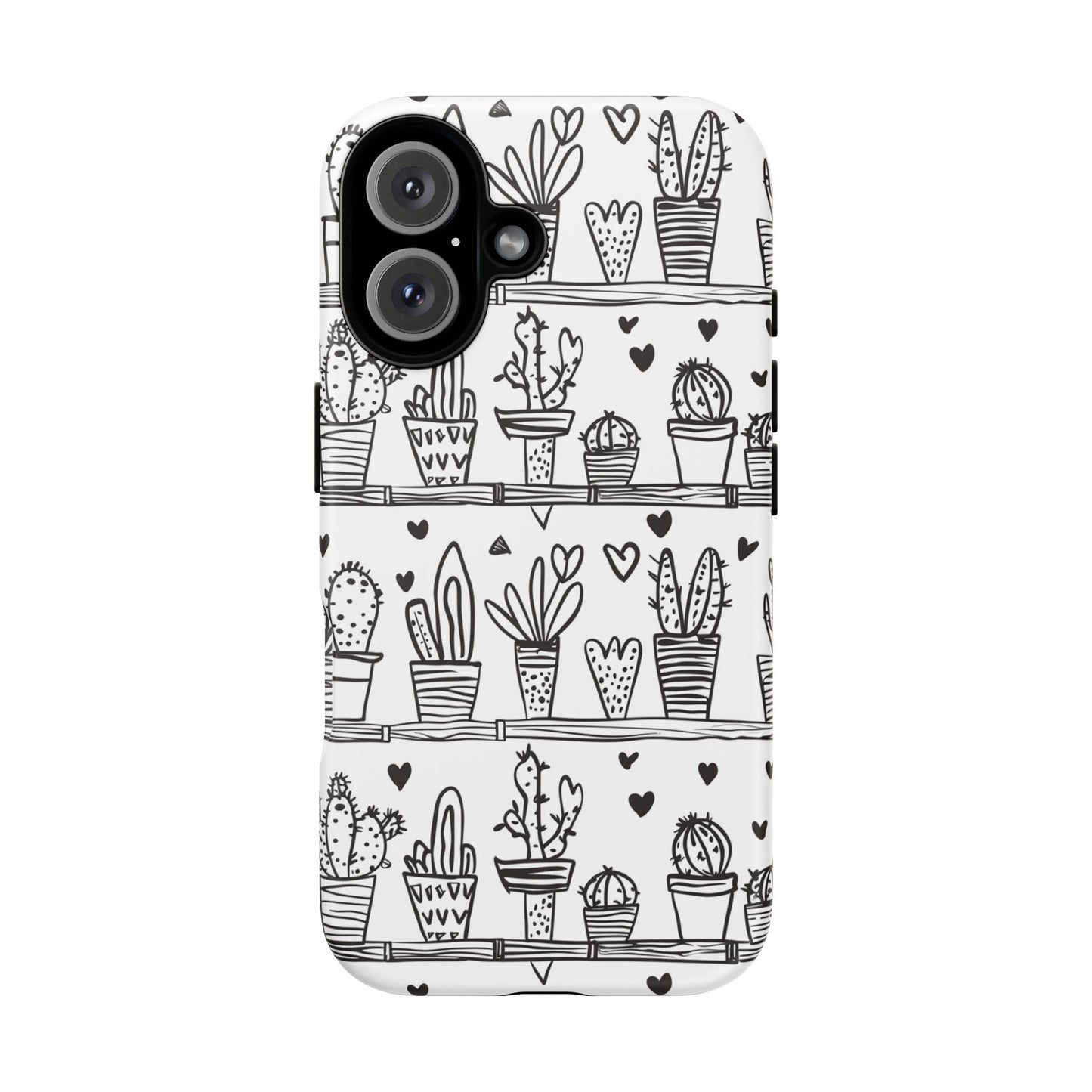 Cactus Succulent Phone Case Cute Plant Aesthetic iPhone Samsung Cover