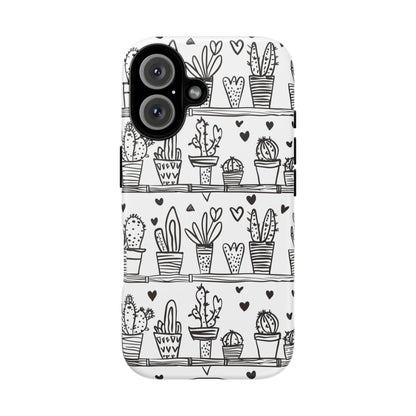 Cactus Succulent Phone Case Cute Plant Aesthetic iPhone Samsung Cover