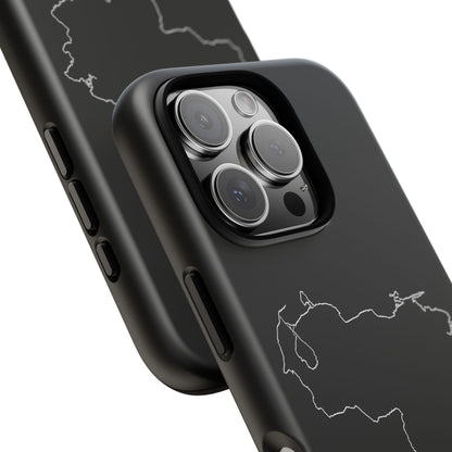 Venezuela Outline Phone Case – Minimal Country Map Tough Case (iPhone, Samsung, Pixel)