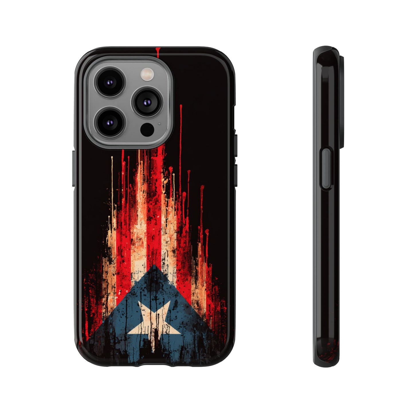 Puerto Rico Flag Phone Case | Distressed Puerto Rican Flag Tough Case | Boricua Pride Protective iPhone Samsung Cover