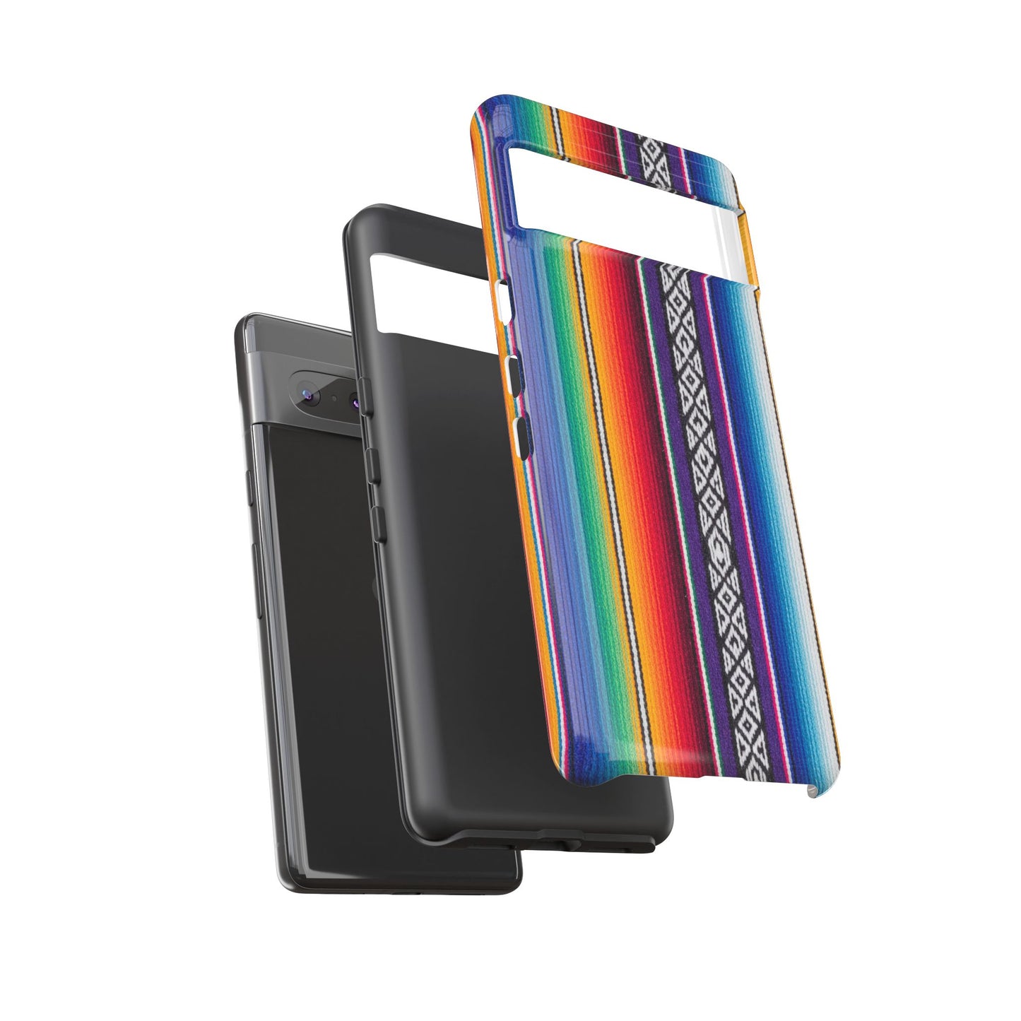 Serape Stripe Phone Case – Colorful Mexican Blanket Pattern Tough Case