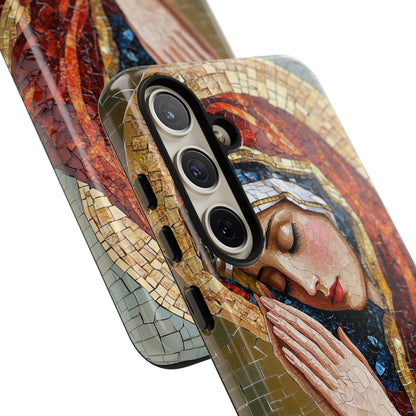 Virgin Mary Phone Case, Catholic Phone Case, Christian Aesthetic Case, Religious iPhone Case, Saint Art Case, Faith Gift