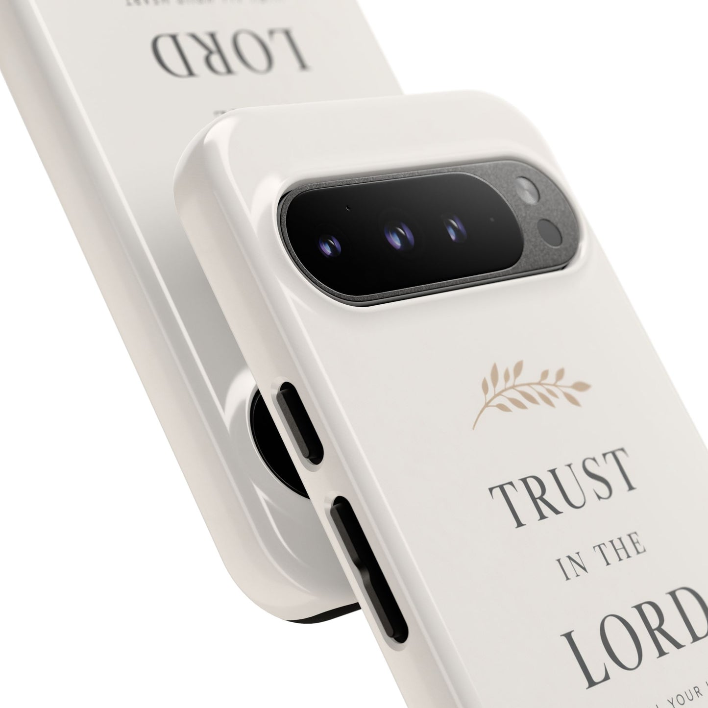 Proverbs 3:5 Christian Phone Case Trust in the Lord Minimalist Faith Cover