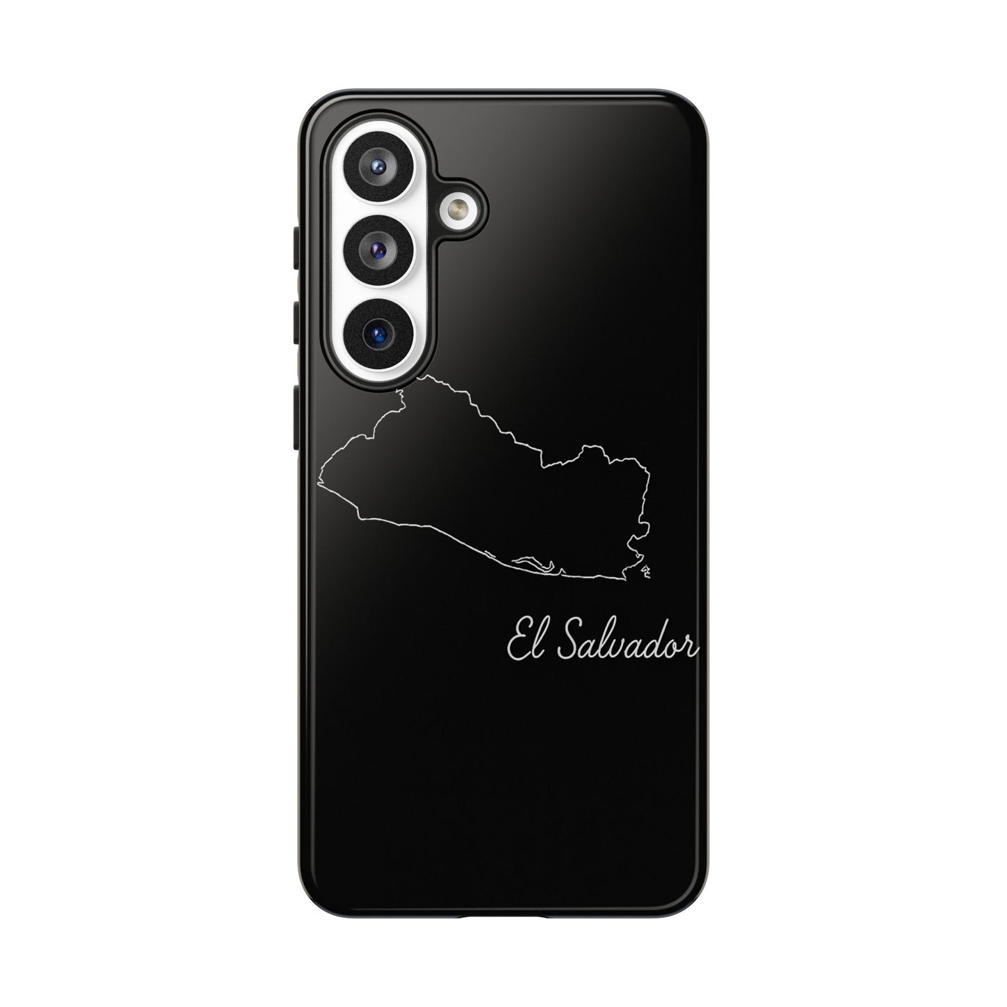 El Salvador Outline Phone Case – Minimal Country Map Tough Case (iPhone, Samsung, Pixel)
