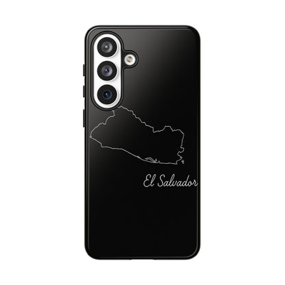 El Salvador Outline Phone Case – Minimal Country Map Tough Case (iPhone, Samsung, Pixel)