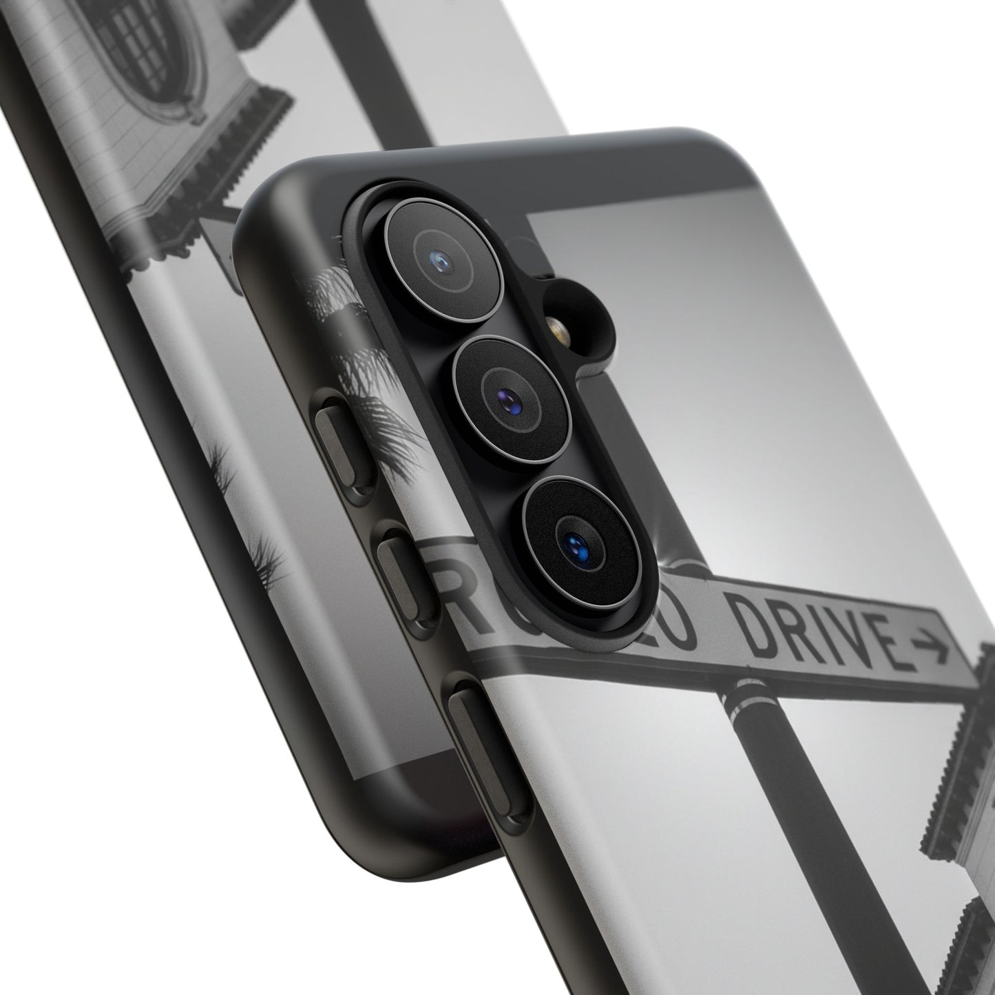Rodeo Drive Phone Case | Los Angeles Aesthetic Black & White Photography | Luxury LA Street Tough Case for iPhone & Samsung