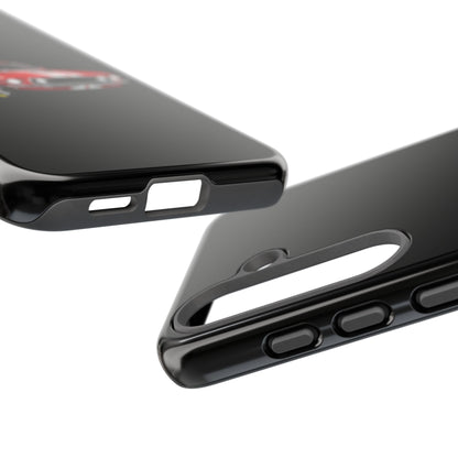 Red Muscle Car Phone Case – Classic Car Racing Tough Protective Case