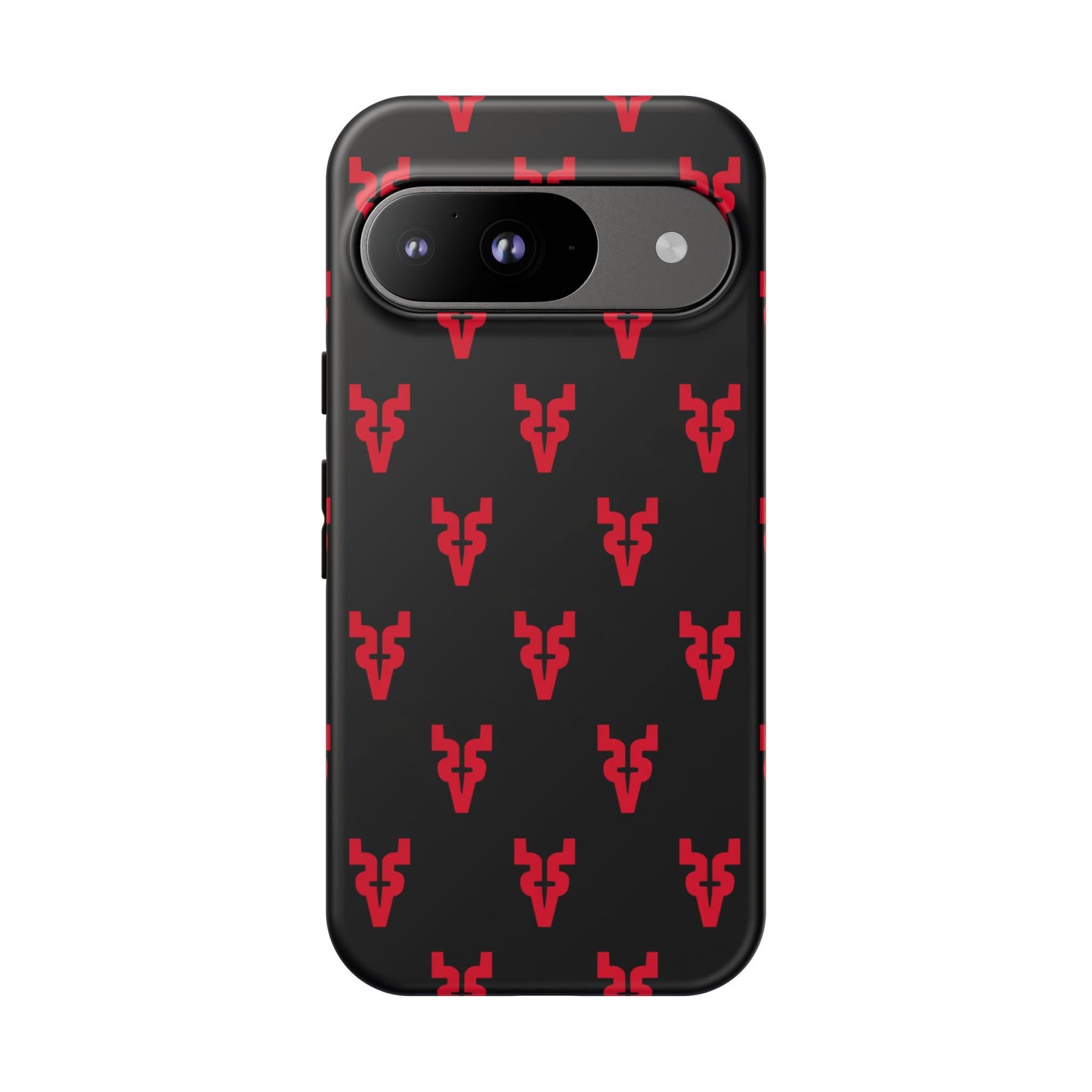 Mazatlán Bull Phone Case – Black Red Streetwear Tough Shockproof Cover