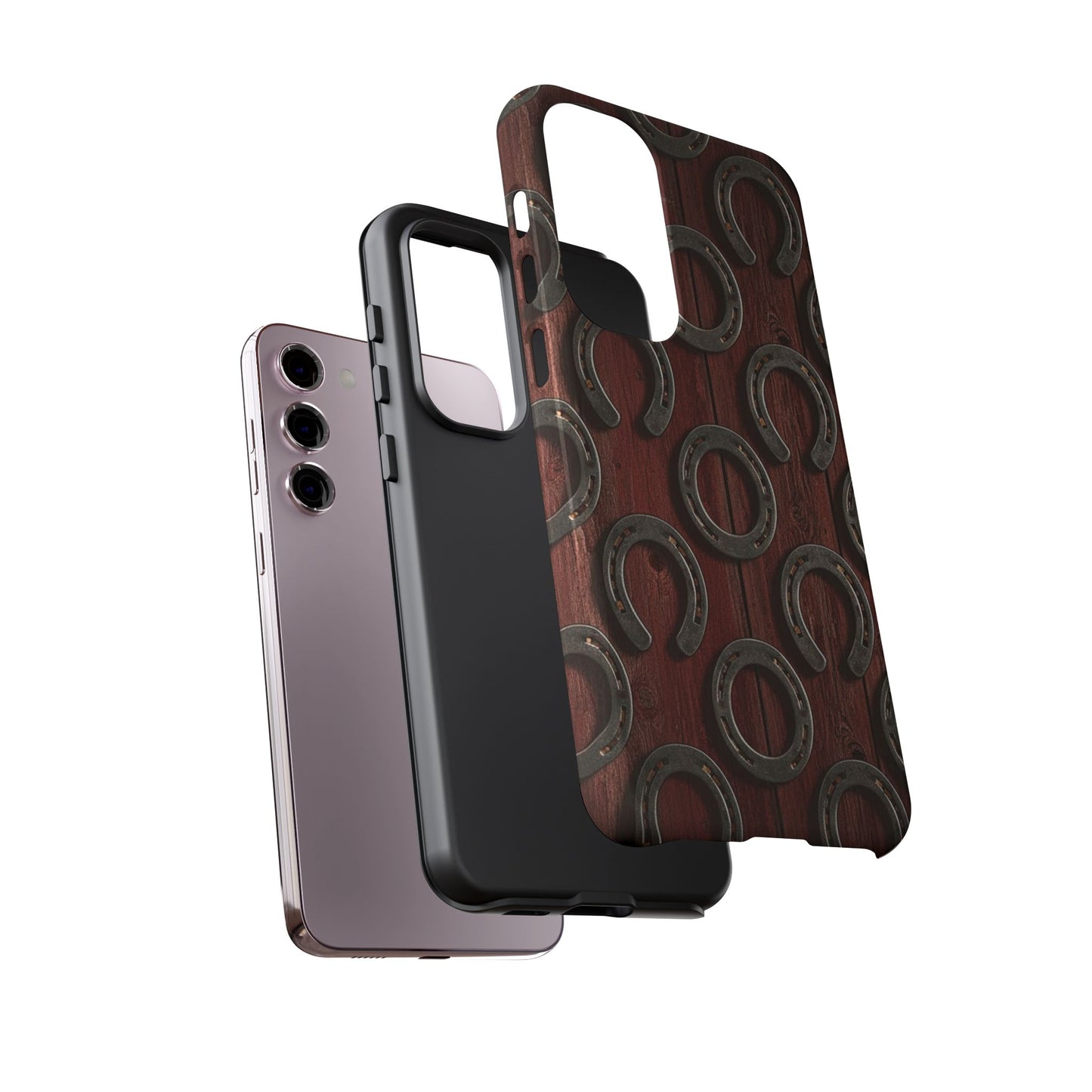 Rustic Horseshoe Western Phone Case – Cowboy Country Ranch Tough Case