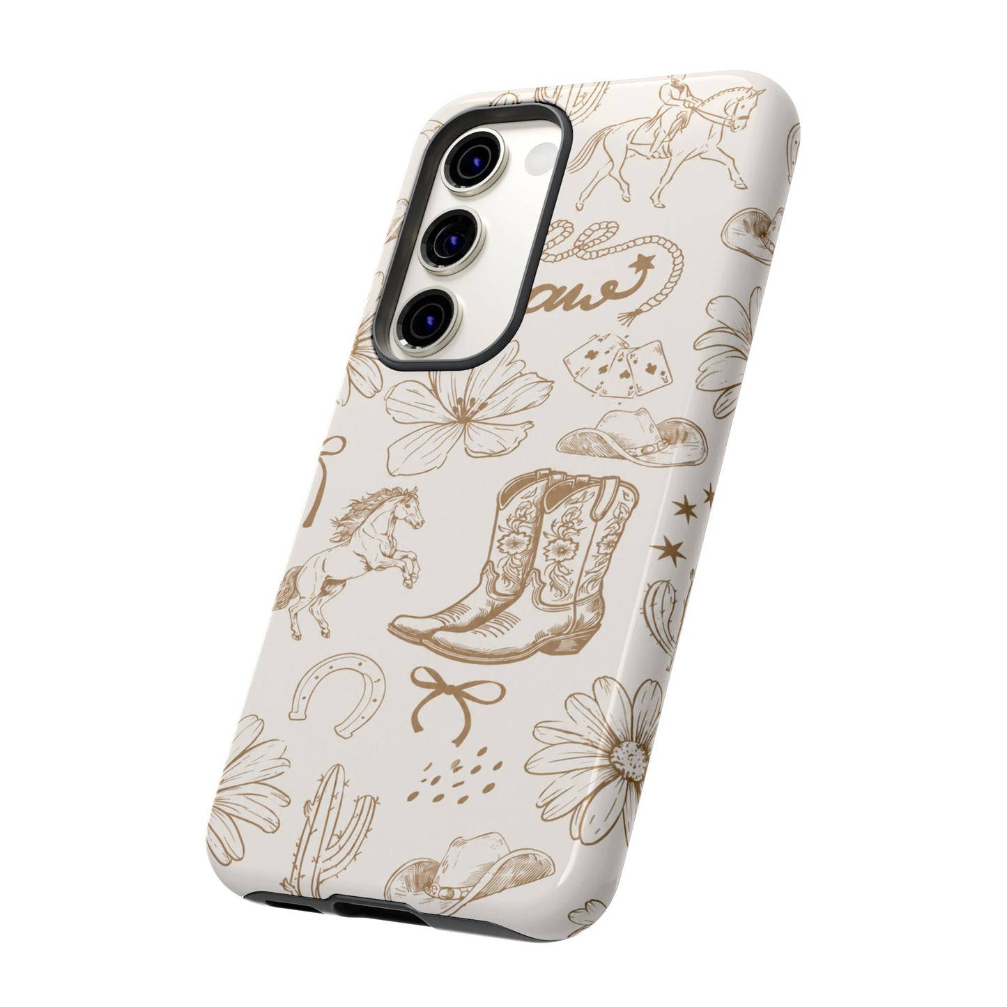 Western Cowgirl Phone Case for iPhone Samsung Galaxy Pixel Tough Case