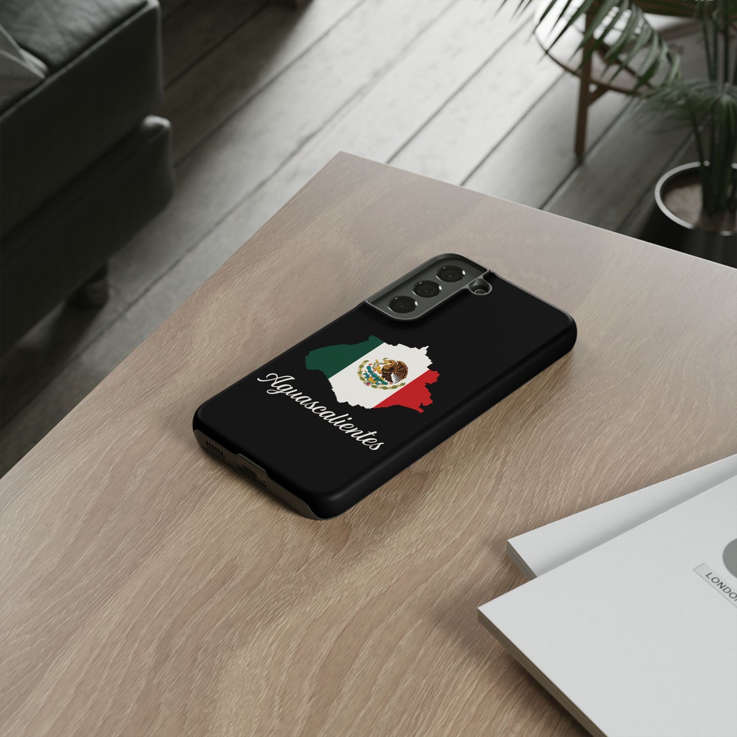 Aguascalientes Mexico Flag Map Phone Case | Mexican American Pride Tough Case for iPhone & Samsung