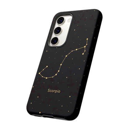 Scorpio Zodiac Constellation Phone Case – Luxe Gold Celestial Cover