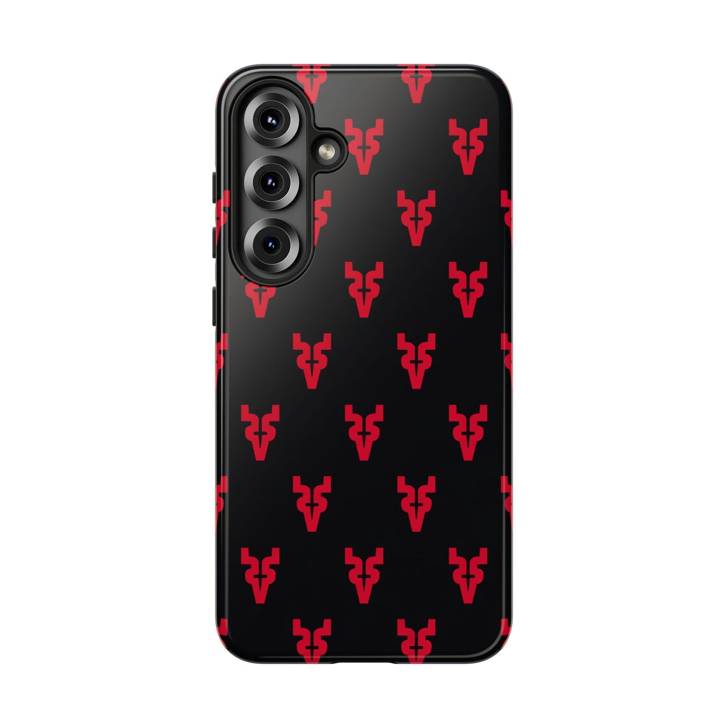Mazatlán Bull Phone Case – Black Red Streetwear Tough Shockproof Cover
