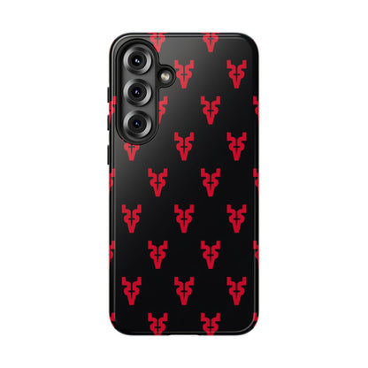 Mazatlán Bull Phone Case – Black Red Streetwear Tough Shockproof Cover