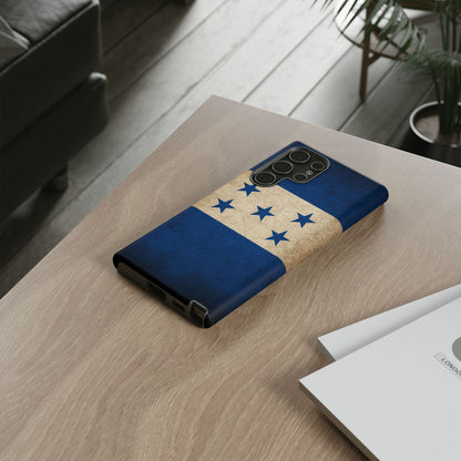 Honduras Flag Phone Case | Vintage Honduran Flag iPhone & Samsung Tough Protective Case