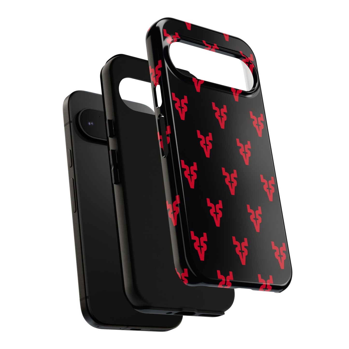 Mazatlán Bull Phone Case – Black Red Streetwear Tough Shockproof Cover