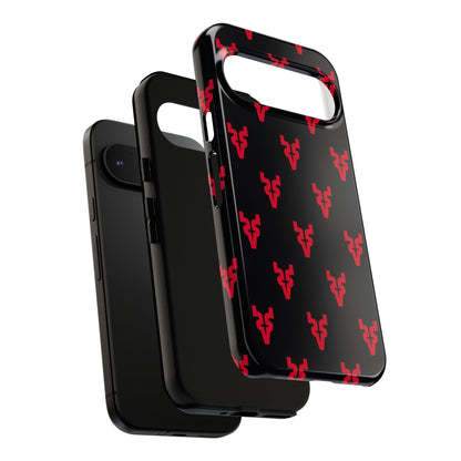 Mazatlán Bull Phone Case – Black Red Streetwear Tough Shockproof Cover