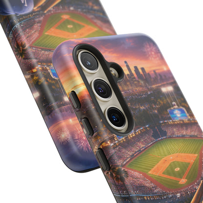 Baseball Sunset Stadium Phone Case LA Game Day Sports Aesthetic Case