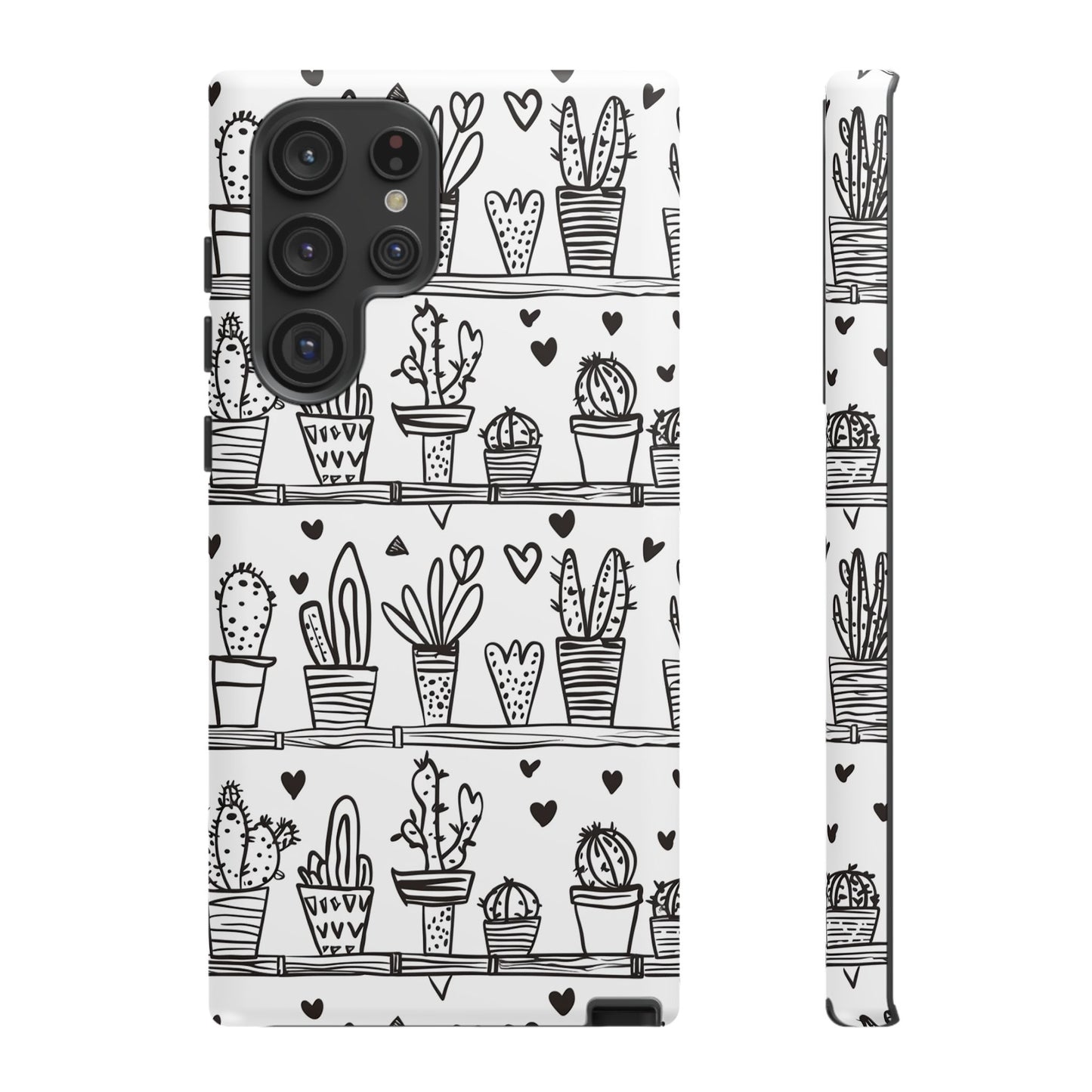 Cactus Succulent Phone Case Cute Plant Aesthetic iPhone Samsung Cover